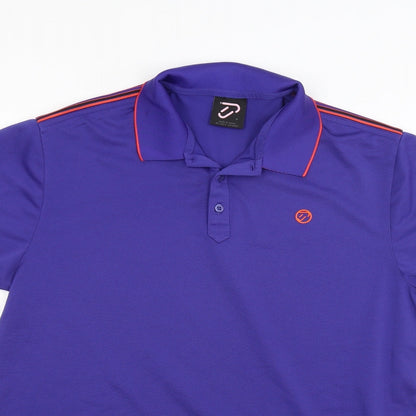 IJP Design Mens Blue    Polo Size M