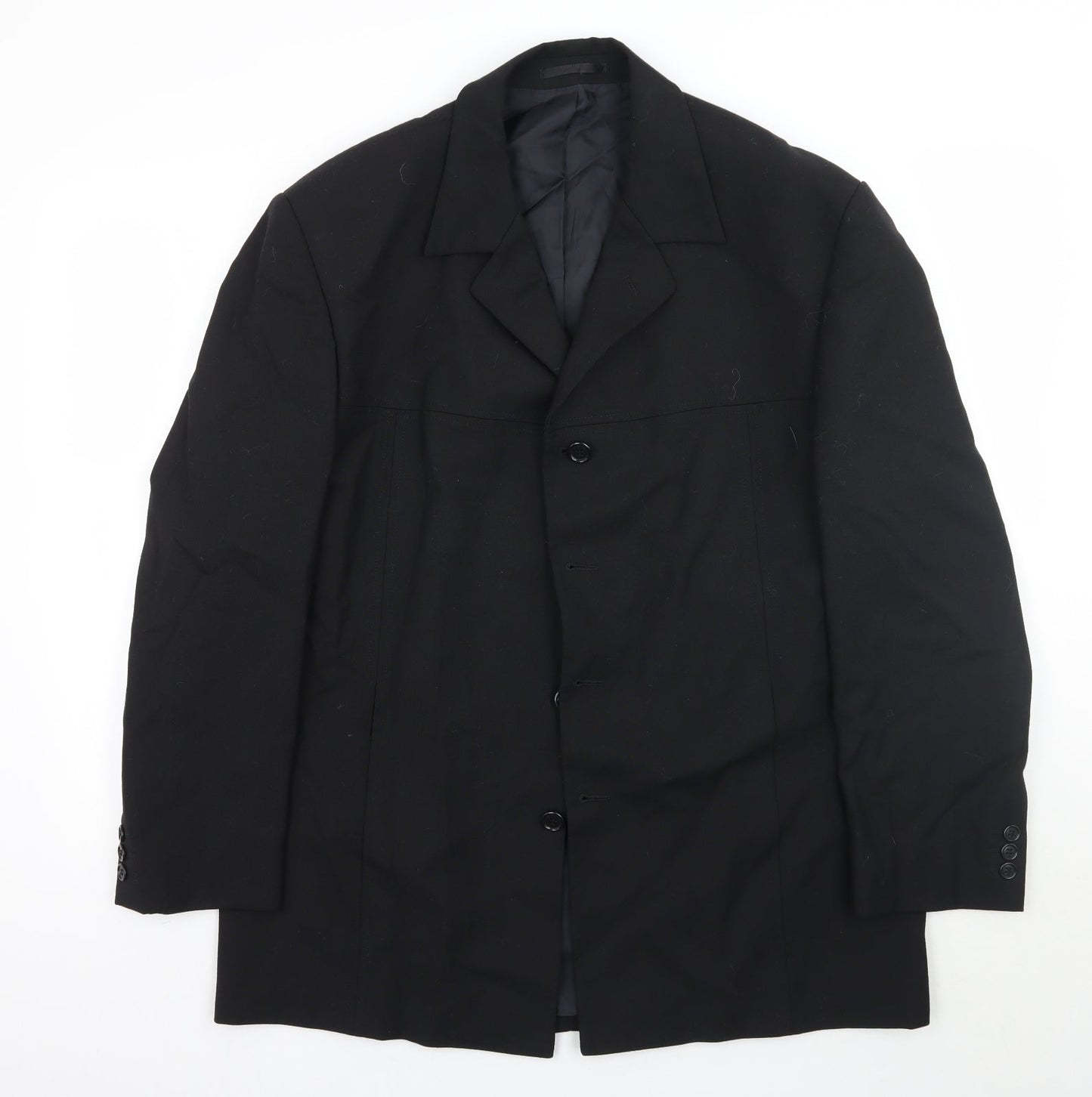 Mens UK Size 44 Burton Regular Black Suit Jacket