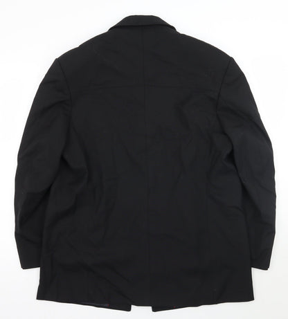 Mens UK Size 44 Burton Regular Black Suit Jacket