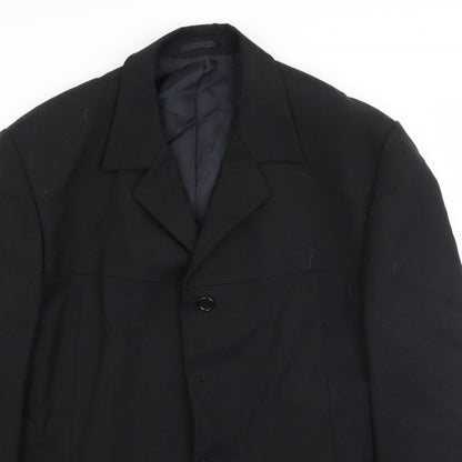 Mens UK Size 44 Burton Regular Black Suit Jacket