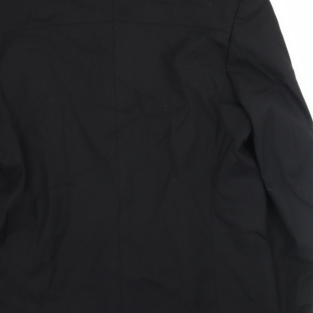 Mens UK Size 44 Burton Regular Black Suit Jacket