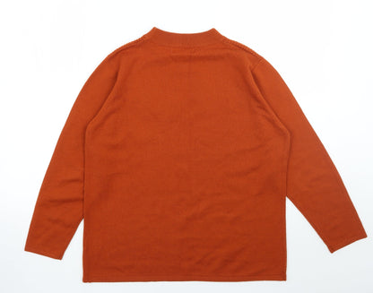 Womens UK Size L Alexandra Orange Pullover Jumper