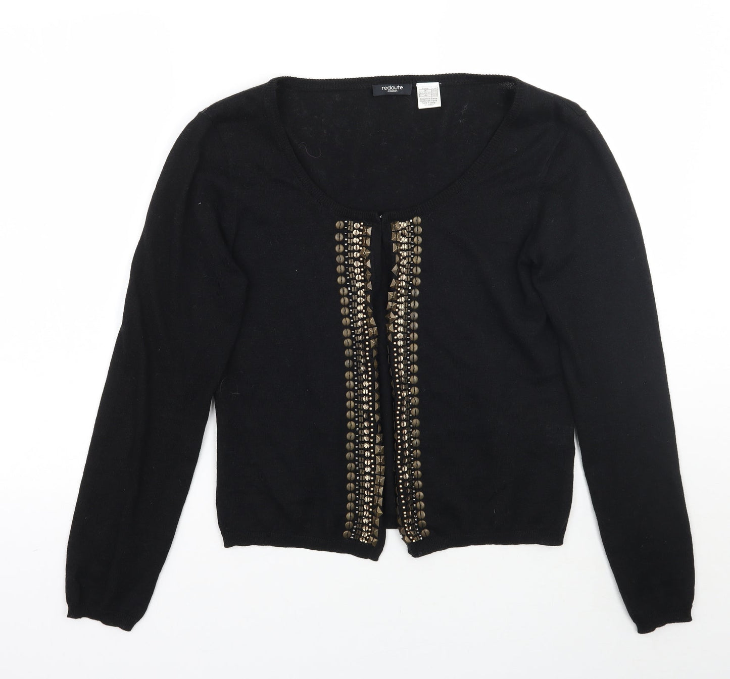 Womens UK Size 14 Redoute Black Cardigan Jumper