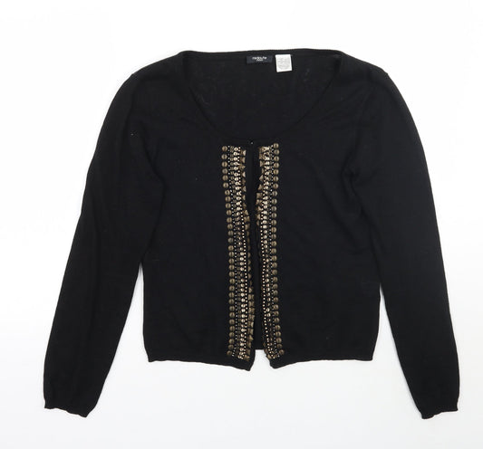 Womens UK Size 14 Redoute Black Cardigan Jumper