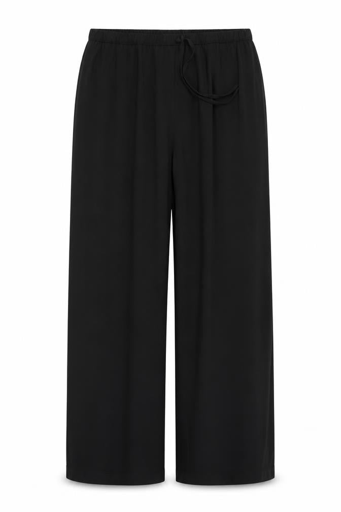 Womens UK Size 12 EWM Regular Fit  Black Trousers