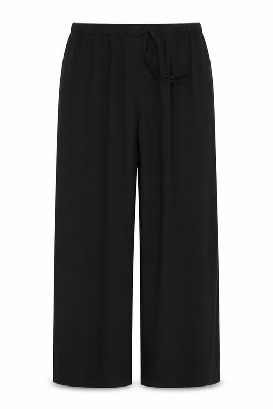 Womens UK Size 12 EWM Regular Fit  Black Trousers
