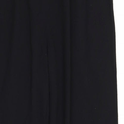 Womens UK Size 12 EWM Regular Fit  Black Trousers
