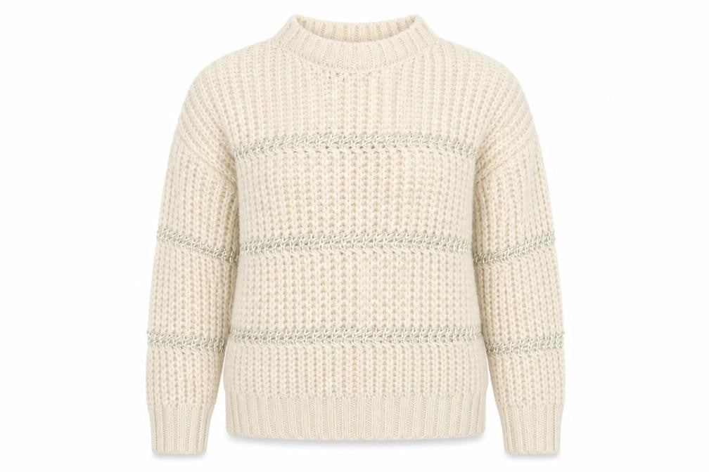 Womens UK Size M NEXT Beige Pullover Jumper