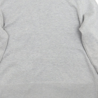 Womens UK Size 14 Preworn Grey Cardigan Jumper