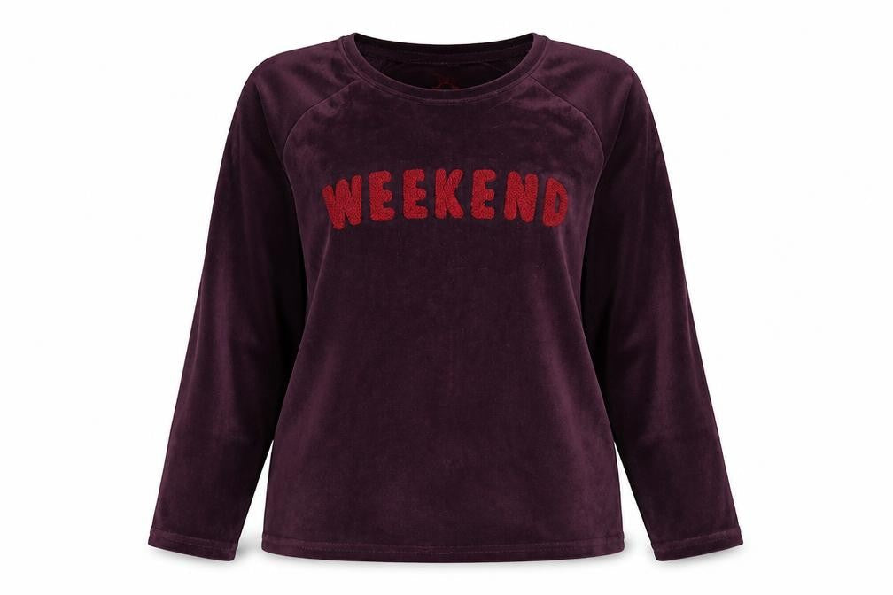 Womens UK Size L Primark Purple Pullover Jumper