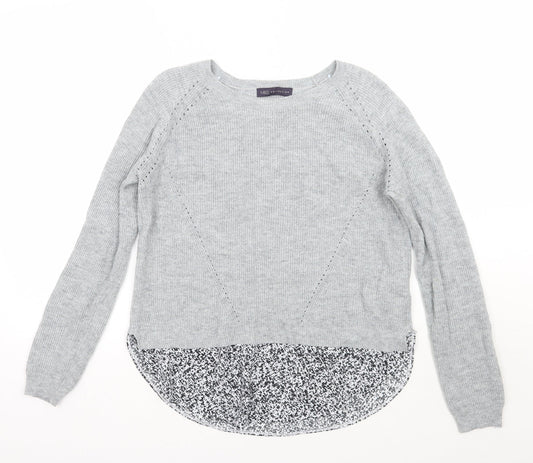 Womens UK Size 12 Marks and Spencer Grey Pullover Jumper