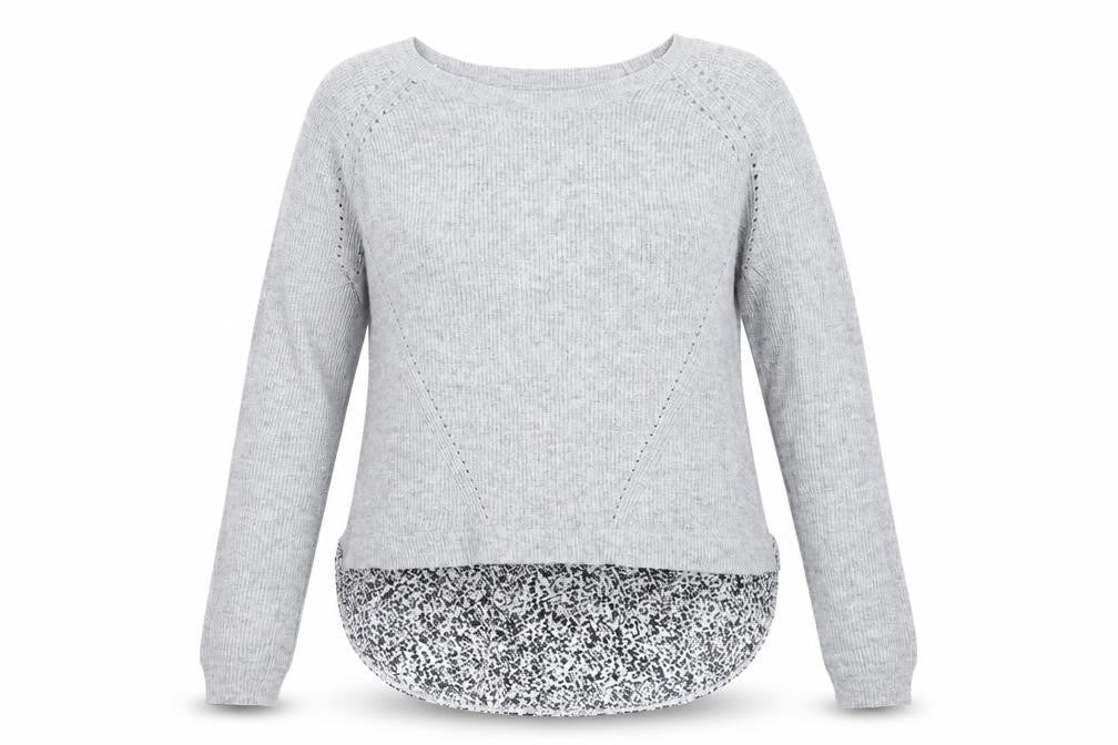 Womens UK Size 12 Marks and Spencer Grey Pullover Jumper