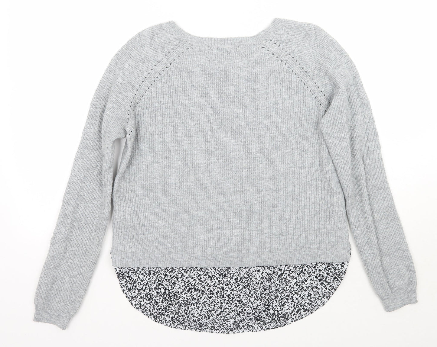 Womens UK Size 12 Marks and Spencer Grey Pullover Jumper