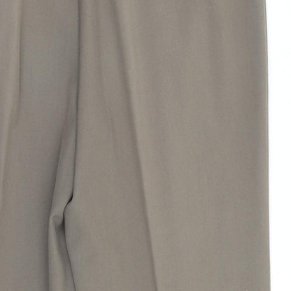 Womens UK Size 16 BM Regular Fit  Green Trousers