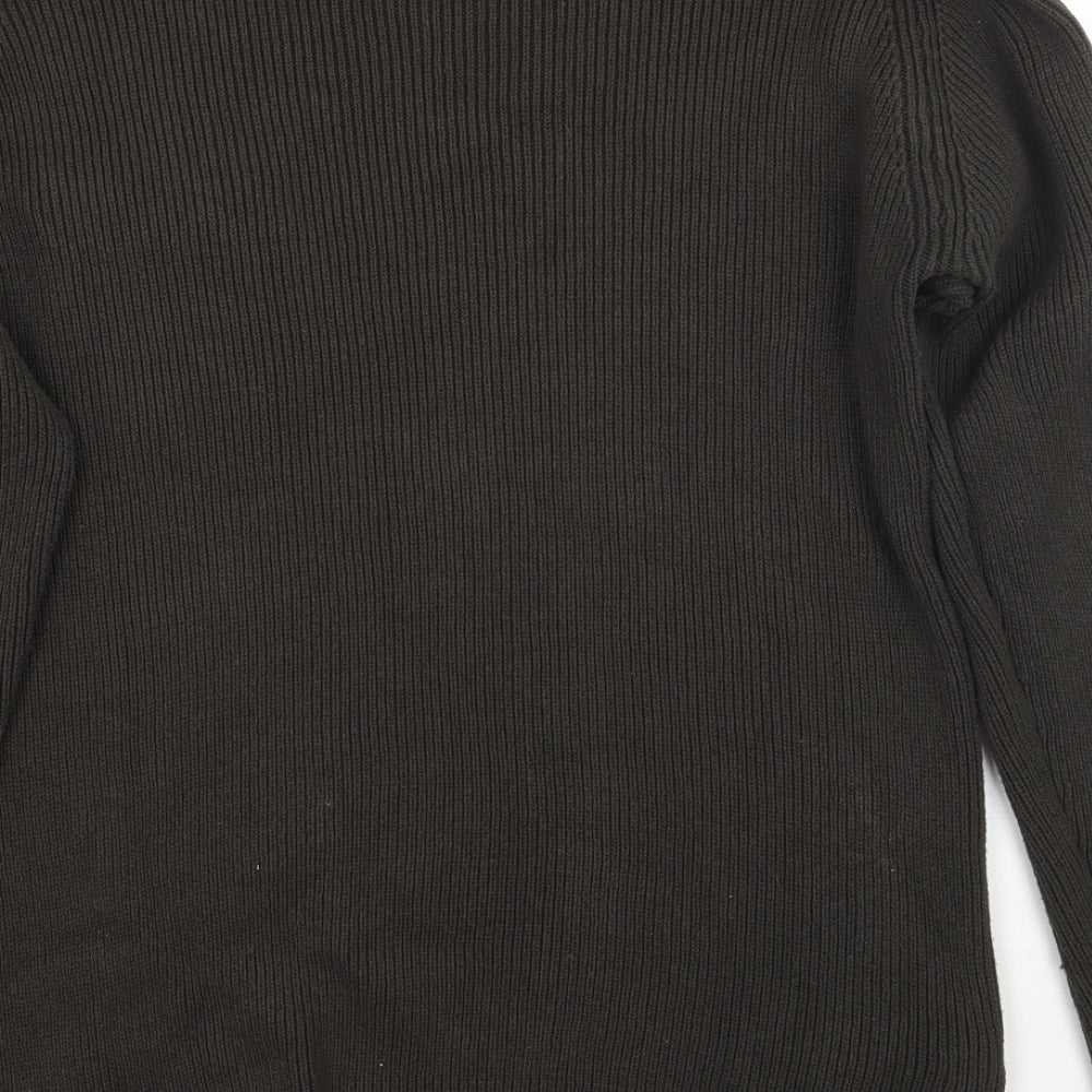 Brave Soul Mens Green   Pullover Jumper Size L