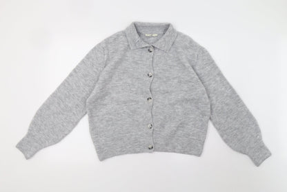George Womens Grey  Knit Jacket  Size 14