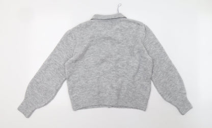 George Womens Grey  Knit Jacket  Size 14