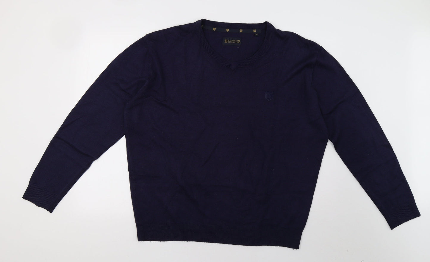 roadbent boothroyds Mens Blue  Knit Pullover Sweatshirt Size XL