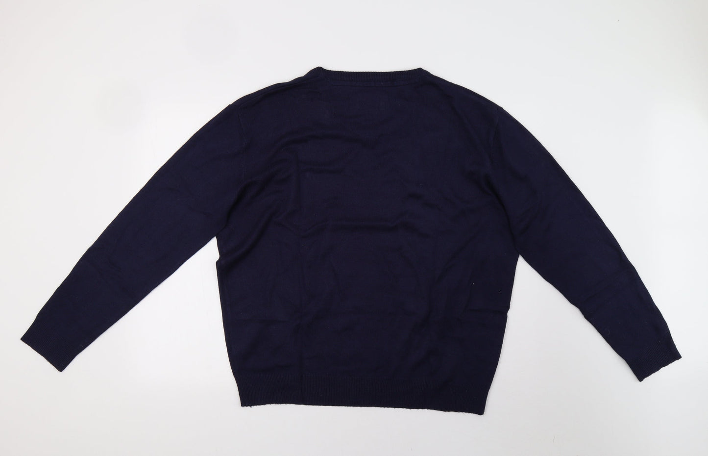 roadbent boothroyds Mens Blue  Knit Pullover Sweatshirt Size XL