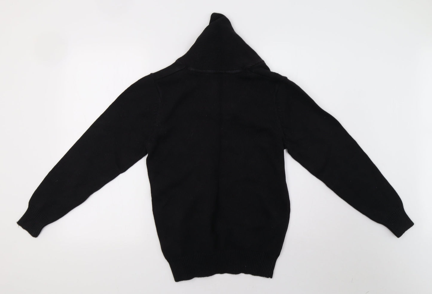 Mens UK Size XS Marks and Spencer Black Pullover Sweatshirt