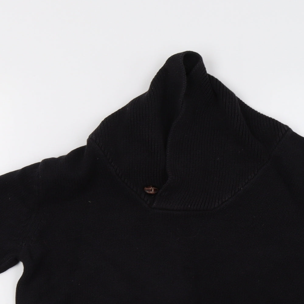 Mens UK Size XS Marks and Spencer Black Pullover Sweatshirt