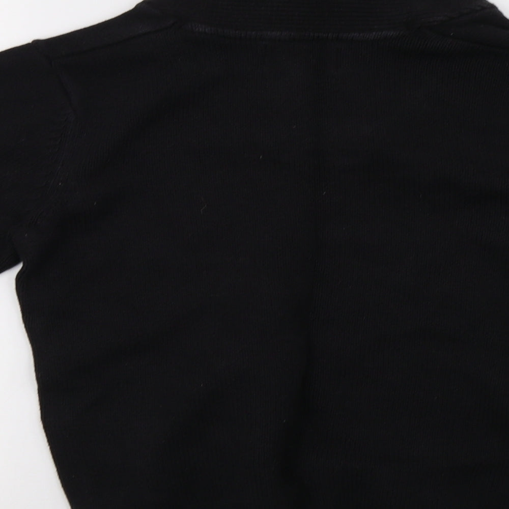 Mens UK Size XS Marks and Spencer Black Pullover Sweatshirt