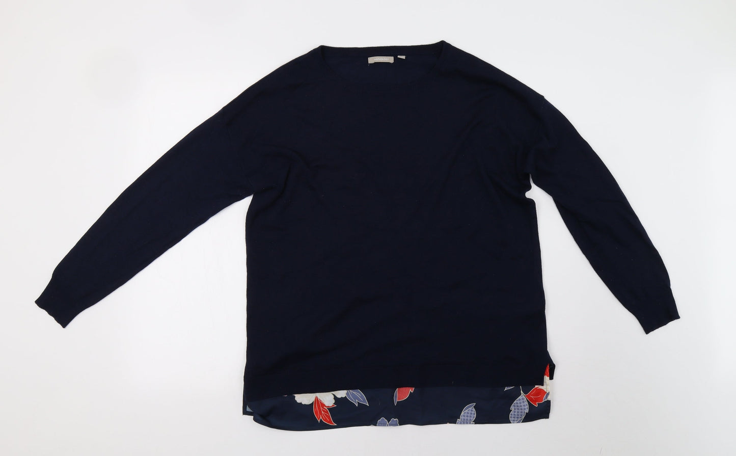 Womens UK Size 14 Anthology Blue Pullover Sweatshirt