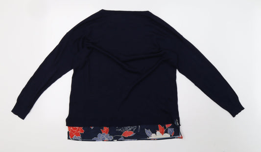 Womens UK Size 14 Anthology Blue Pullover Sweatshirt