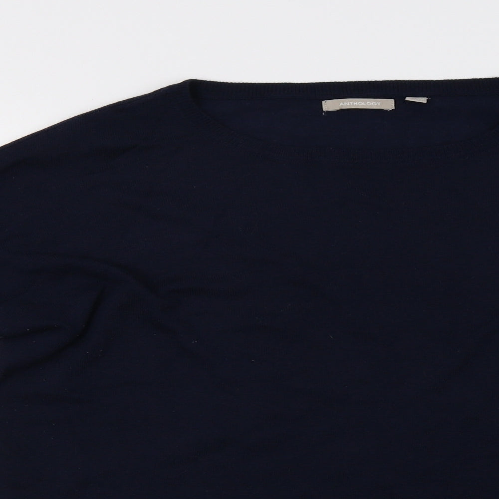 Womens UK Size 14 Anthology Blue Pullover Sweatshirt