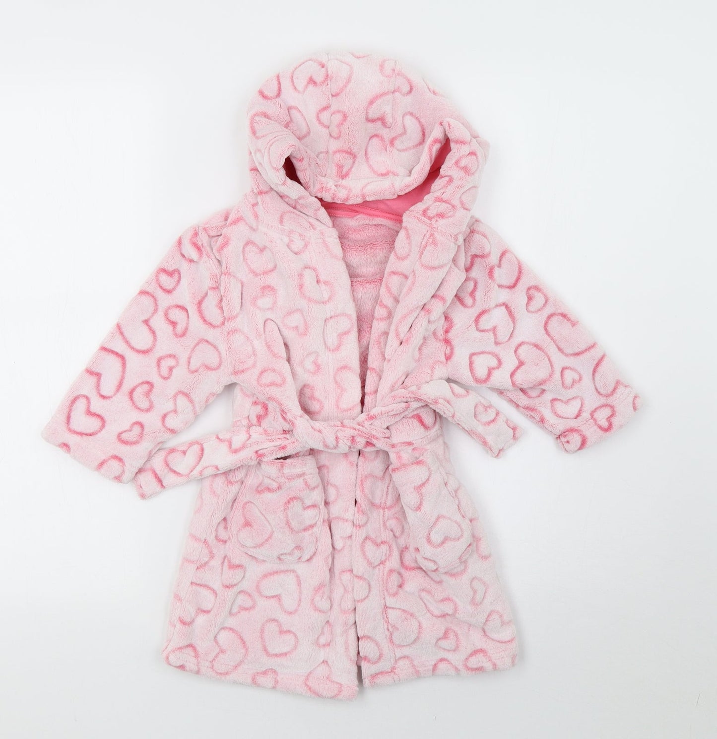 Mothercare Girls Pink Polka Dot   Gown Size XS