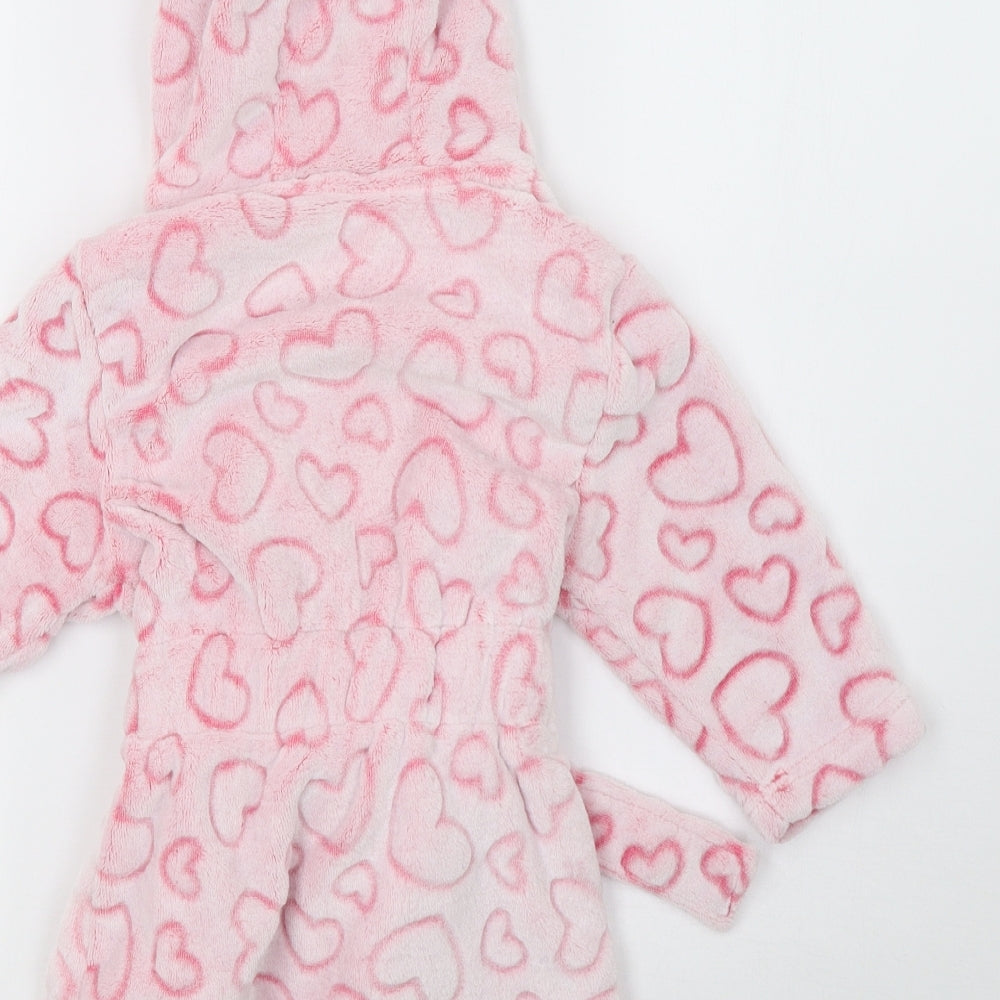 Mothercare Girls Pink Polka Dot   Gown Size XS