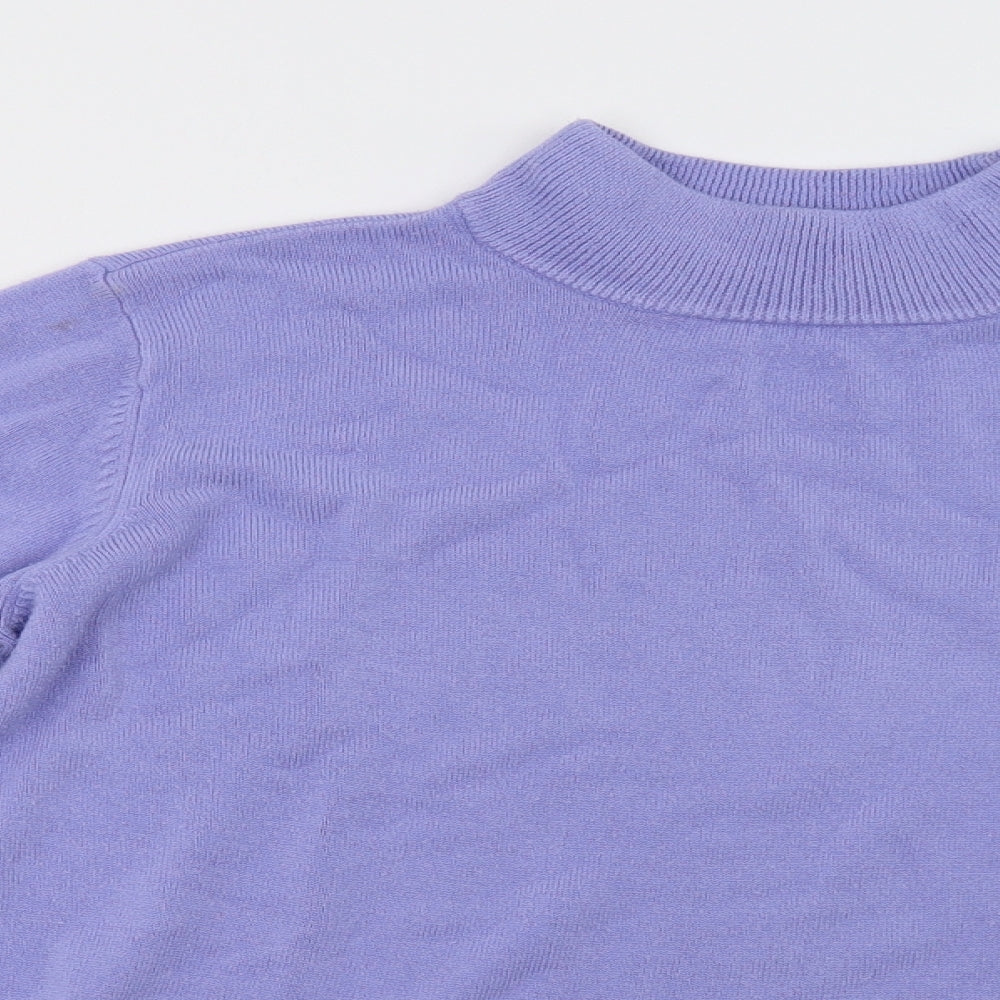 Bonmarché Womens Purple Pullover Sweatshirt Size M