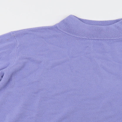 Bonmarché Womens Purple Pullover Sweatshirt Size M