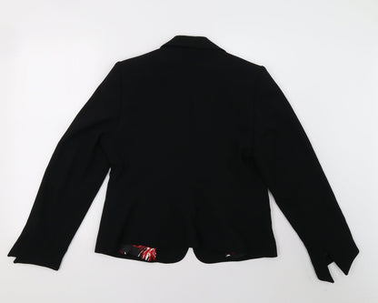 chianti Womens Black   Jacket Blazer Size 14