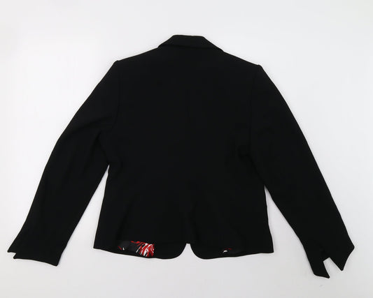 chianti Womens Black   Jacket Blazer Size 14