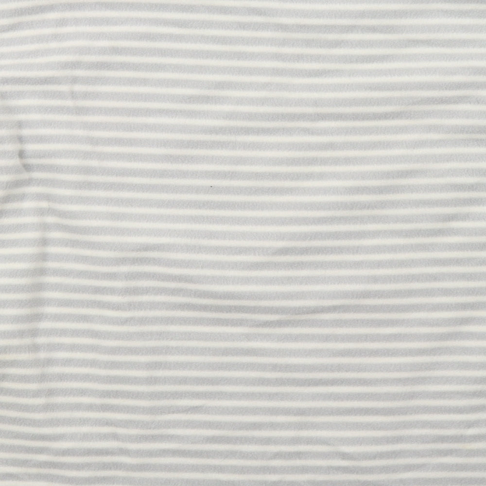 luxe leisure Womens Grey Striped   Pyjama Top Size M