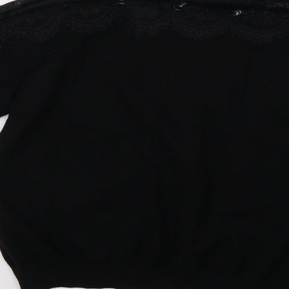 Primark Womens Black   Pullover Sweatshirt Size 12
