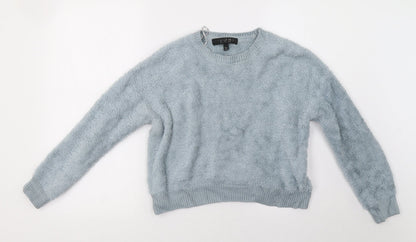 Topshop Womens Green   Pullover Sweatshirt Size 6