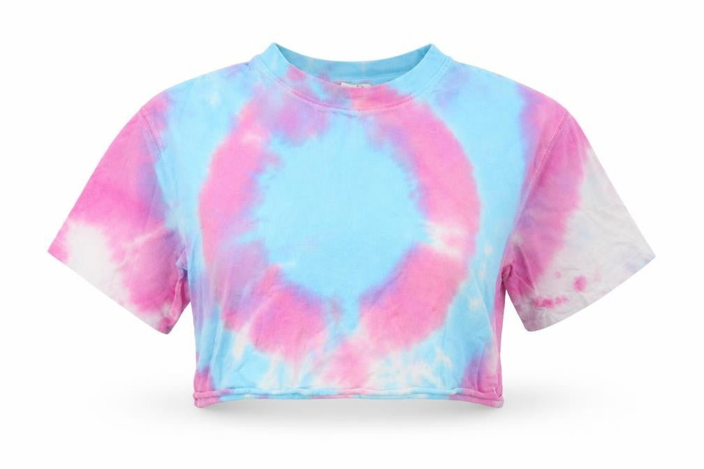 Womens UK Size 6 Topshop Purple Cropped T-Shirt