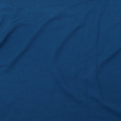 CASAMIA Womens Blue  Knit Pullover Sweatshirt Size L