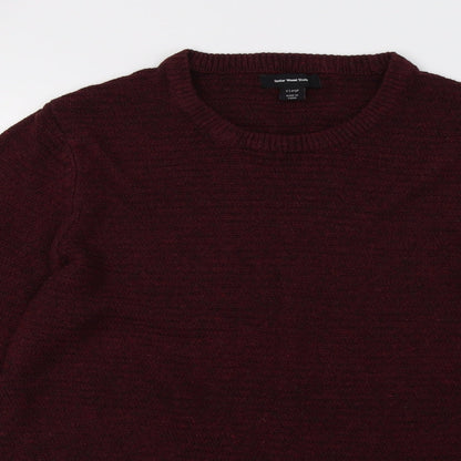Mens UK Size XL Cedar Wood State Red Pullover Sweatshirt