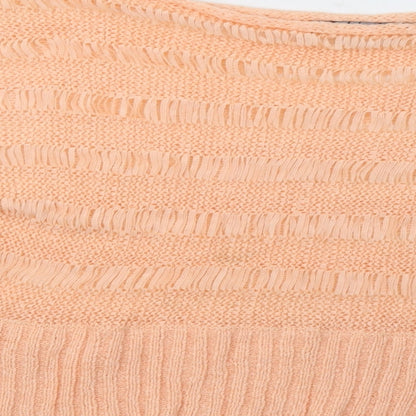 Select Womens Orange   Pullover Sweatshirt Size L