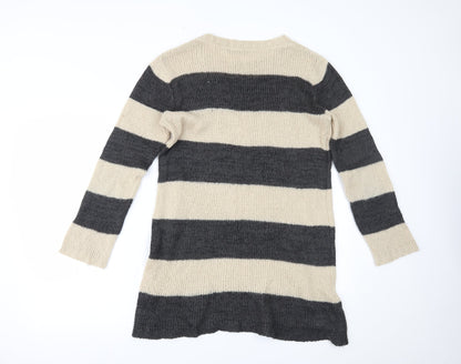 Womens UK Size 12 Dorothy Perkins Beige Pullover Jumper