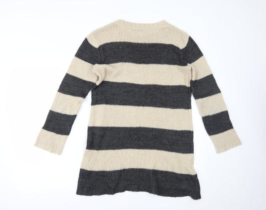 Womens UK Size 12 Dorothy Perkins Beige Pullover Jumper