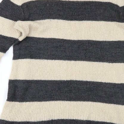 Womens UK Size 12 Dorothy Perkins Beige Pullover Jumper