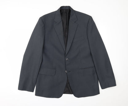 Mens UK Size 36 Preworn Regular Grey Suit Jacket