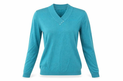 EWM Womens Blue   Basic Blouse Size S