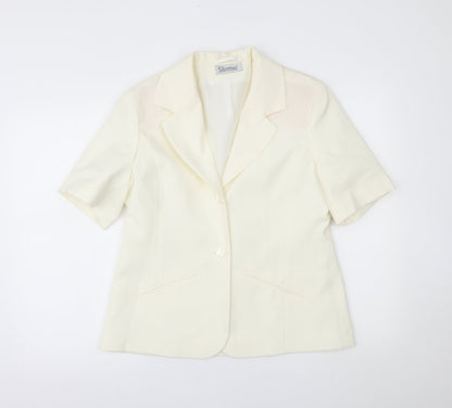 Womens UK Size 14 slimma Ivory Jacket
