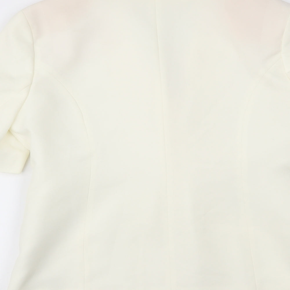 Womens UK Size 14 slimma Ivory Jacket