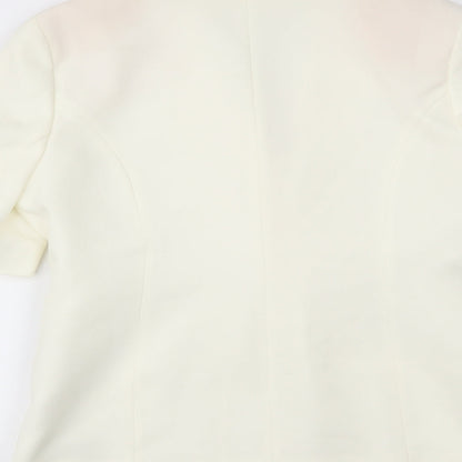 Womens UK Size 14 slimma Ivory Jacket